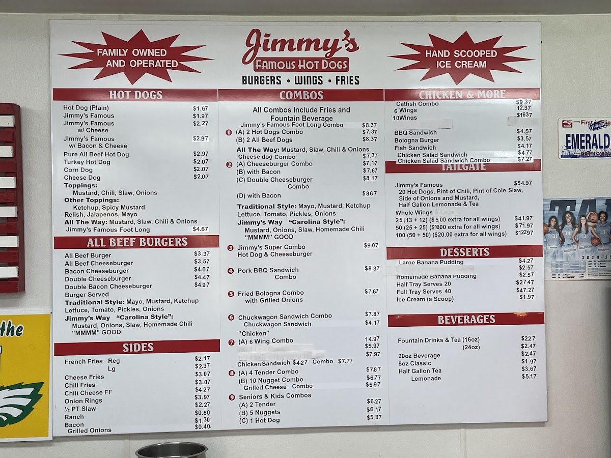 Jimmy's Famous Hot Dogs Menu-5