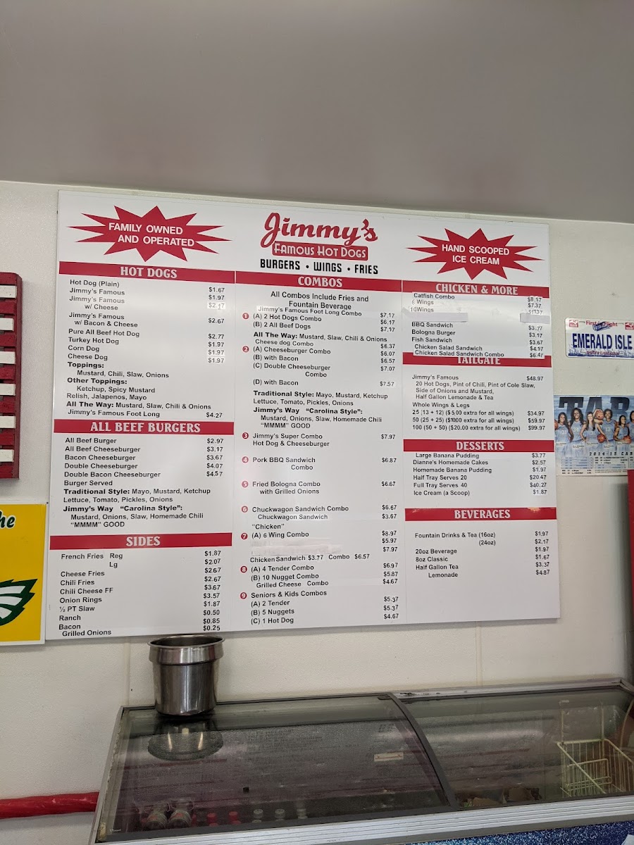 Jimmy's Famous Hot Dogs Menu-8